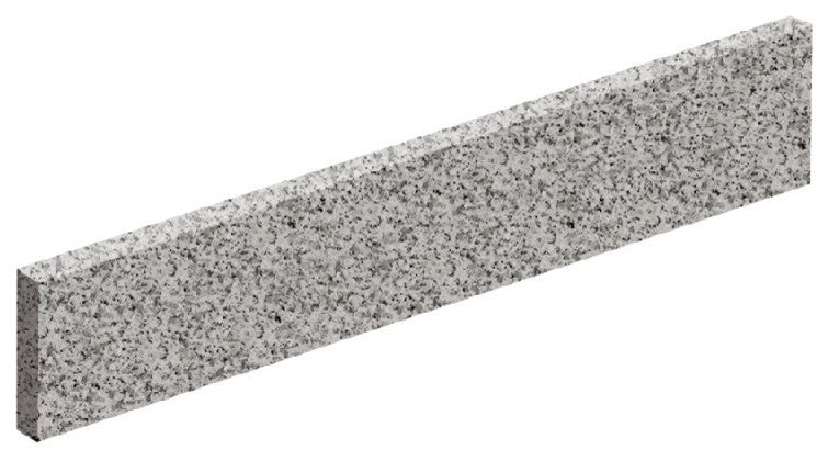22" Vanity Top Side Splash, Rosselin White, Left