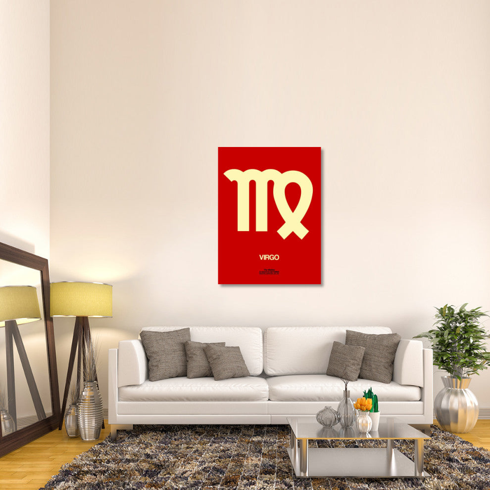 "Virgo Zodiac Sign Yellow" Fine Art Print