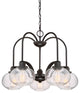 Trilogy 5-Light Chandelier, Old Bronze