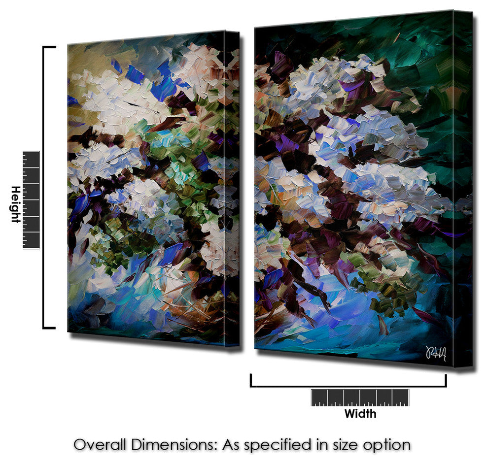 INKD LI Canvas Art, 40"x20" 2-Panels