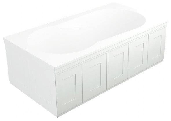 Brookfield 60"x18" Front Skirt Panel, White