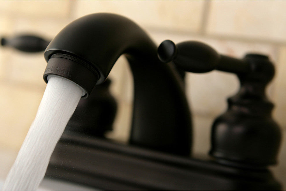 Kingston Brass 4" Centerset Bathroom Faucet, Oil Rubbed Bronze