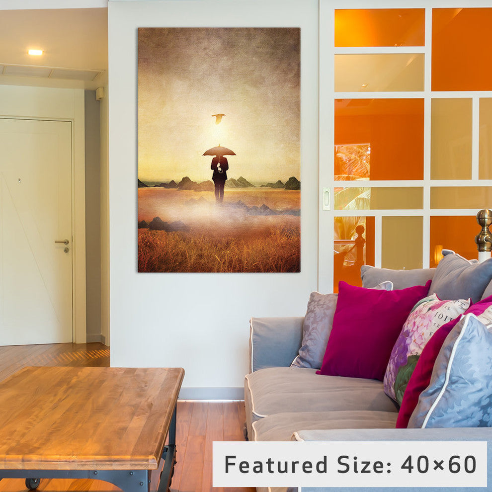 "Waiting For The Rain" by Viviana Gonzalez, 26x18x1.5
