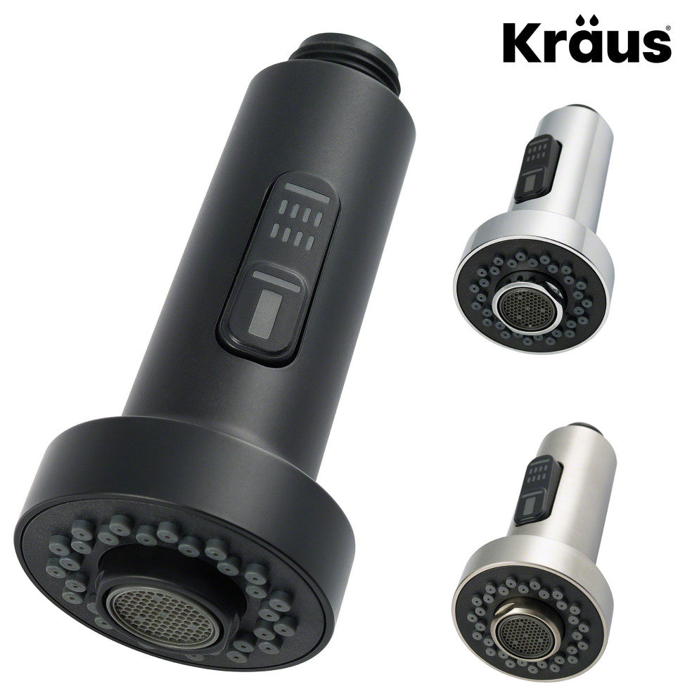 Dual Function Kitchen Faucet Sprayer, Matte Black