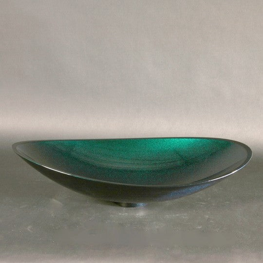 Pert Infinity Starlight Vessel Sink, Blue and Green, Blue and Green Starlight