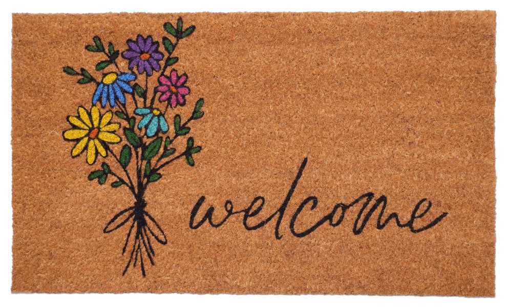 Calloway Mills Spring Flowers Bouquet Doormat