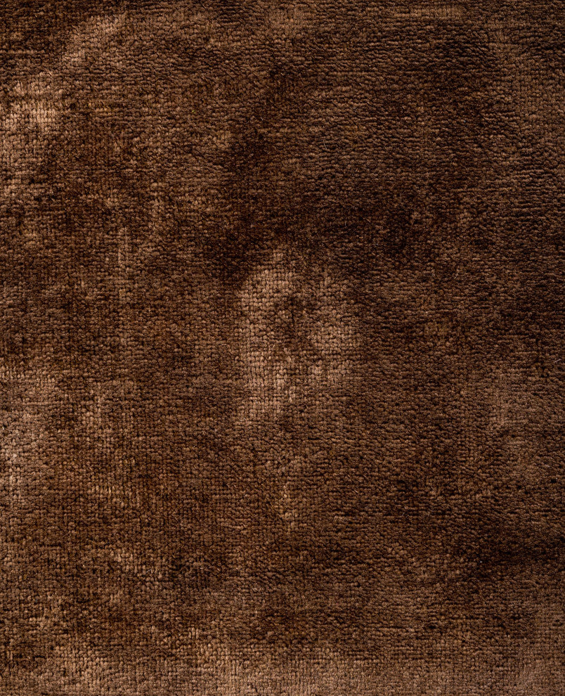 Overdyed One-of-a-Kind Hand-Knotted Area Rug Brown, 2' 6" x 10' 0"