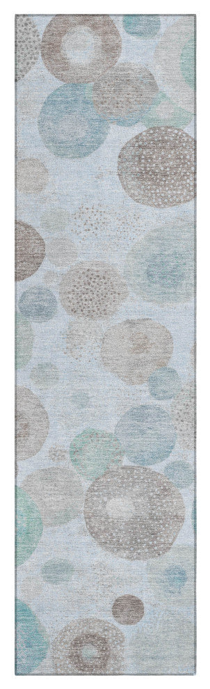 Machine Washable Indoor/Outdoor Chantille ACN1896 Sky 2'3" x 7'6" Runner Rug