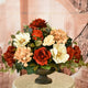 Elegant Silk Flower Arrangement with Hydrangeas, Magnolias and Roses