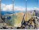 "Ostry Rohac and Volovec at Tatras" Metal Wall Art, 3 Panels, 36"x28"