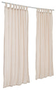 Shadow Wren Sunbrella Outdoor Single-Panel Curtain With Tabs, 96"