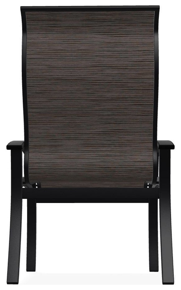 Belle Isle Sling Outdoor Dining Chair, James/Black