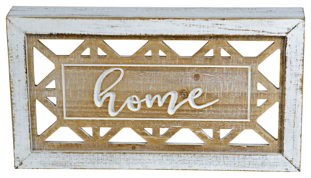 Wood Sign "Home"