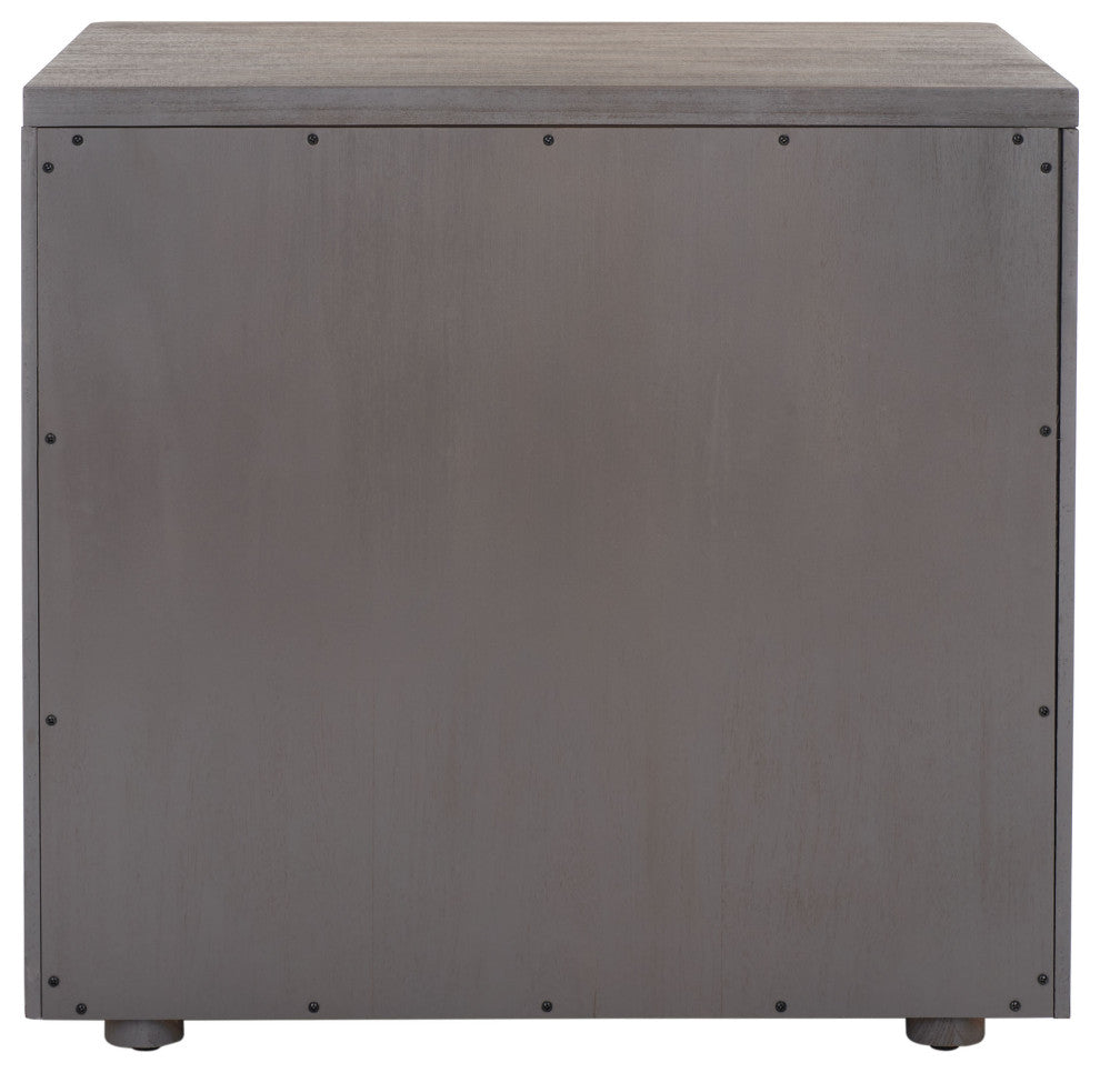 Safavieh Couture Rosey 3 Drawer Wood Nightstand, Light Brown