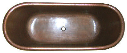 Smooth Copper Bath Tub