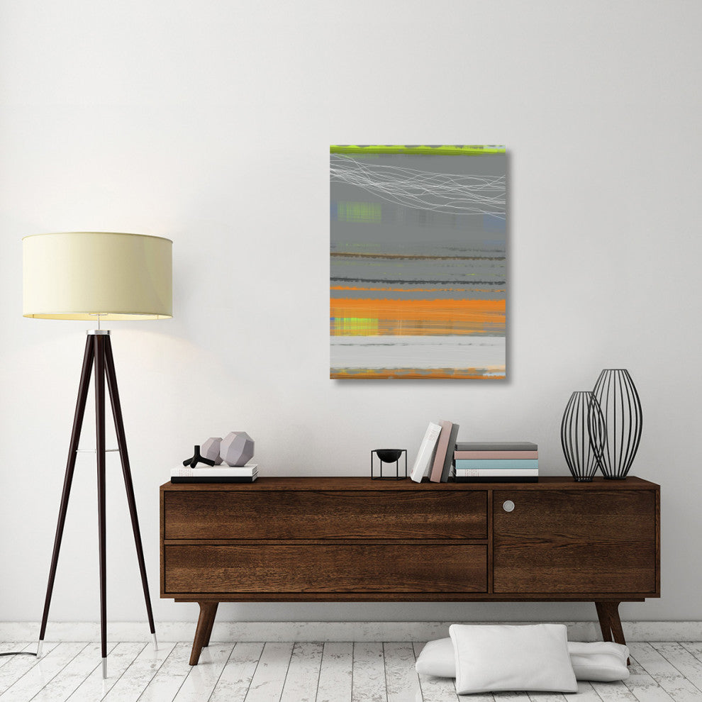 "Abstract Orange Stripe1" Fine Art Print