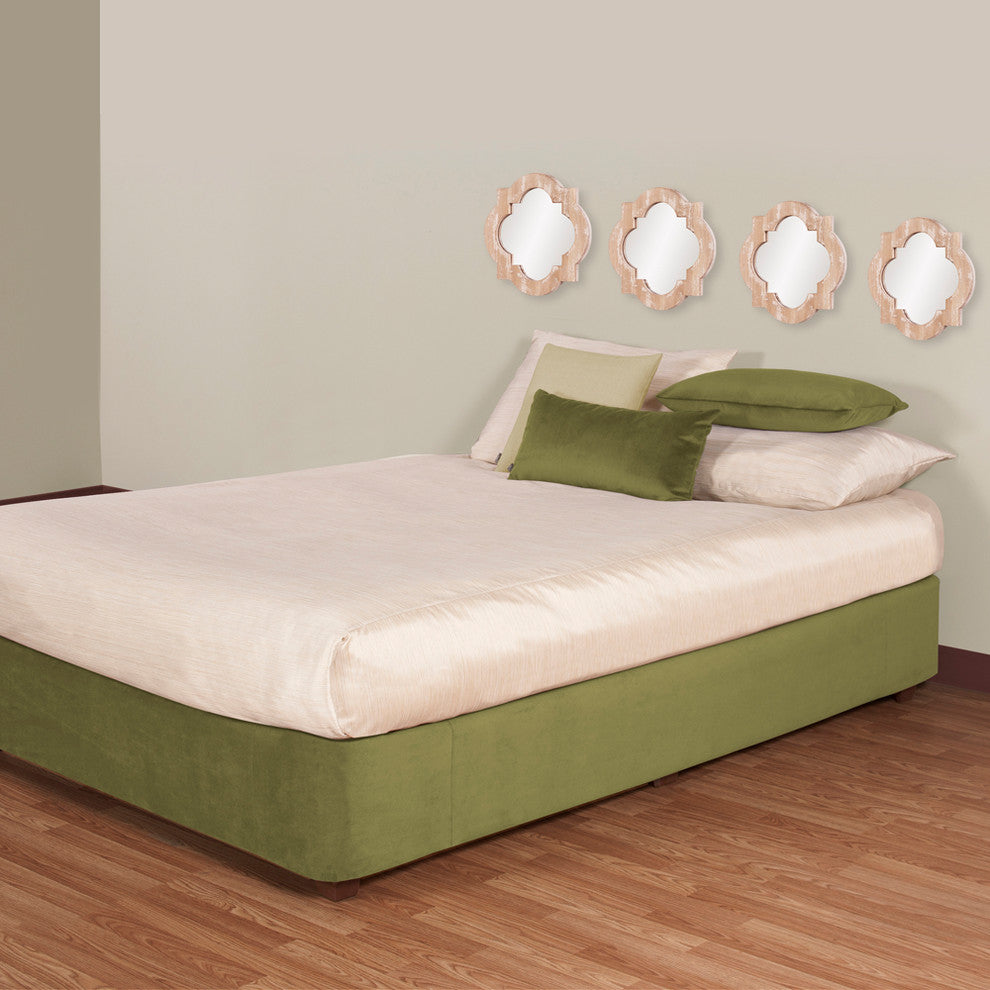 King Boxspring Cover, Bella Moss