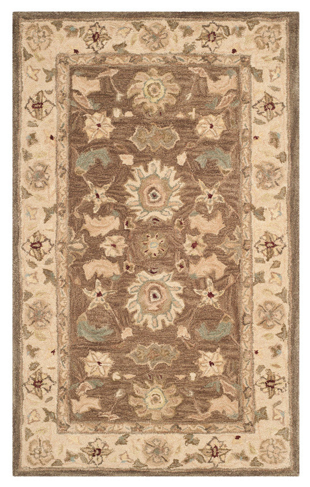 Safavieh Anatolia Collection AN557 Rug, Brown/Beige, 3'x5'
