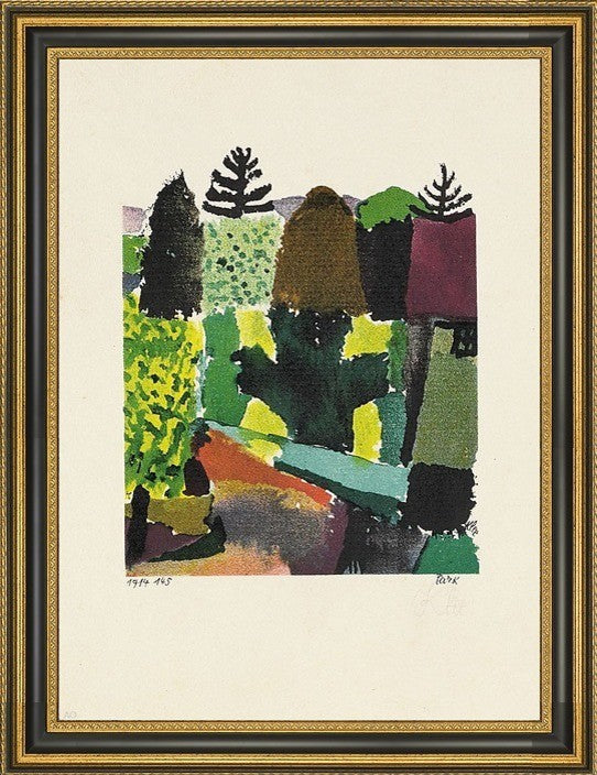 Paul Klee Park - 18" x 27" Framed Premium Canvas Print