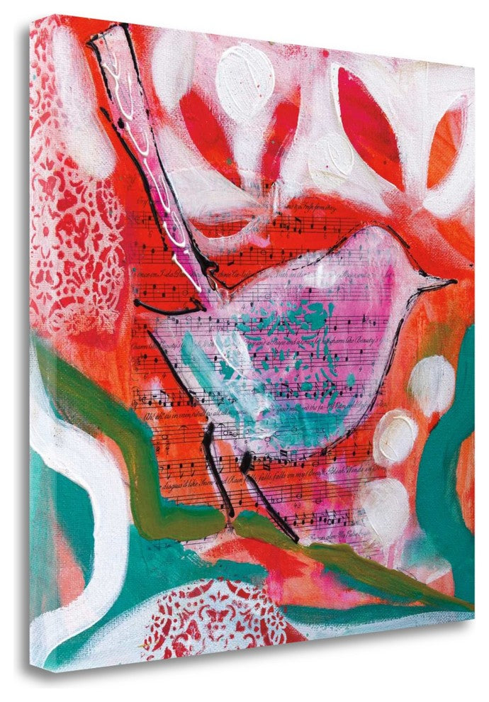 "Petite Bird III" By Amanda J. Brooks, Giclee Print on Gallery Wrap Canvas