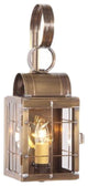Colonial Entry Lantern, Weathered Brass, Weathered Brass