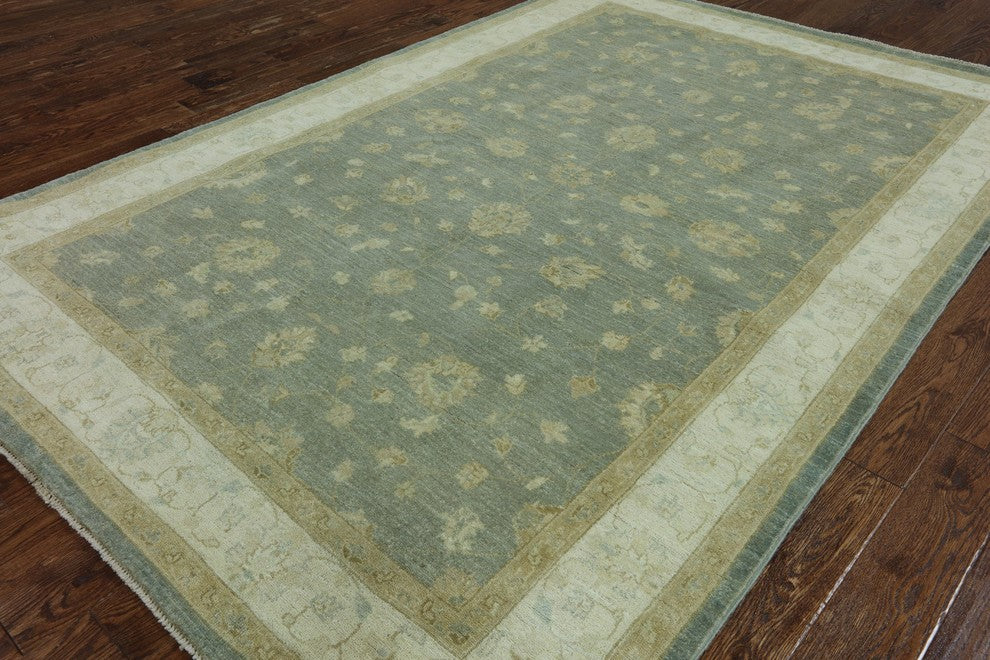 Traditional Chobi Oriental Wool Area Rug 6'x9', MC612