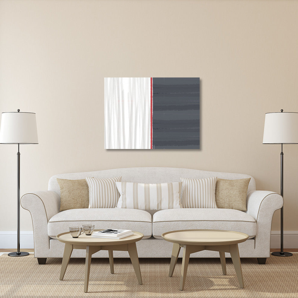 "White And Gray" Fine Art Print
