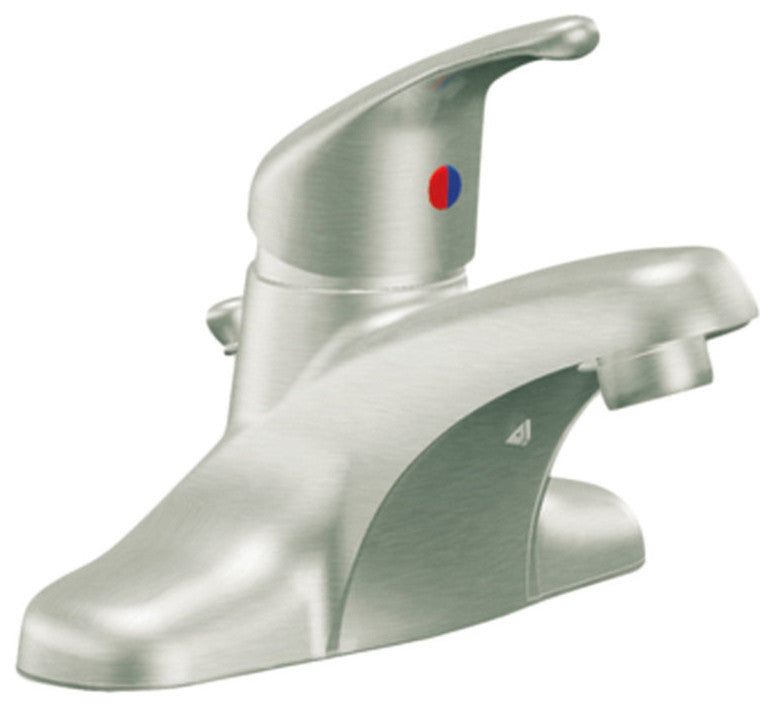 Cleveland Faucet Cornerstone One-Handle Brushed Nickel Centerset Bathroom