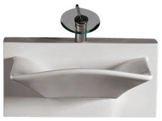 Isabella Rectangular Wall Mount Basin