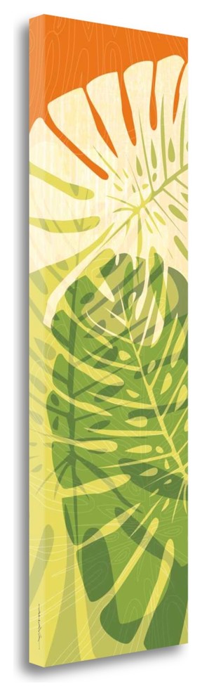 "Tropic I" By Ahava, Fine Art Giclee Print on Gallery Wrap Canvas, Ready to Hang