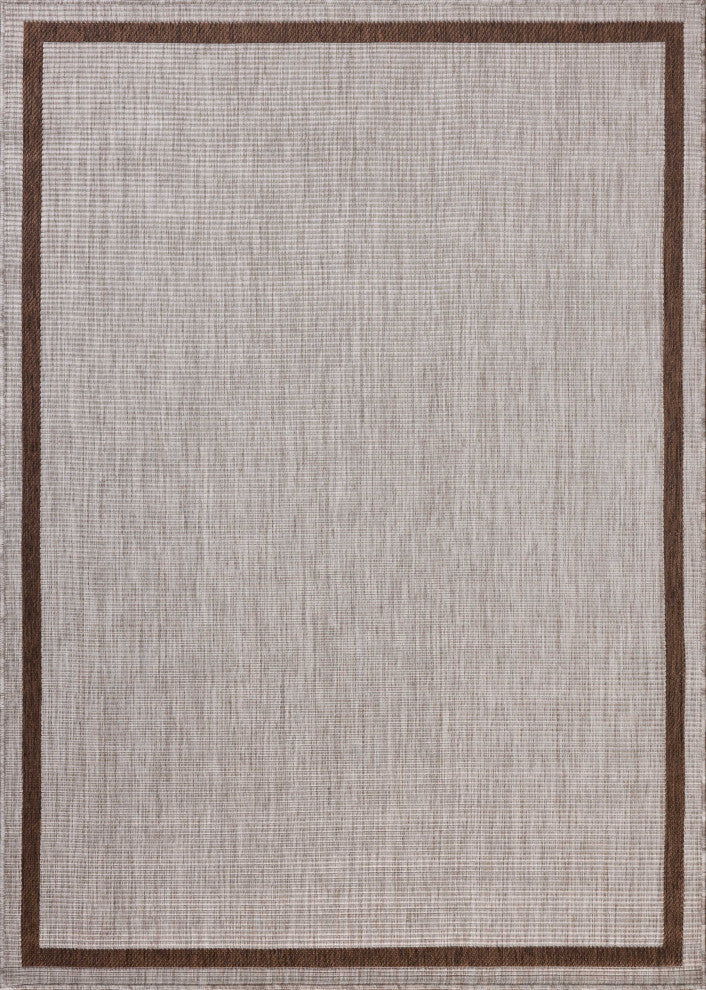 Loloi Easton Dove / Coffee 7'-10" x 10' Area Rug