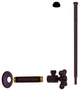 Supply Kit - 1/2" Ips X 3/8" Od X 12" Corrugated In Oil Rubbed Bronze, Oil Rubbed Bronze