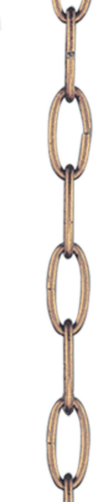 Standard Decorative Chain, Hand-Painted Vintage Gold Leaf