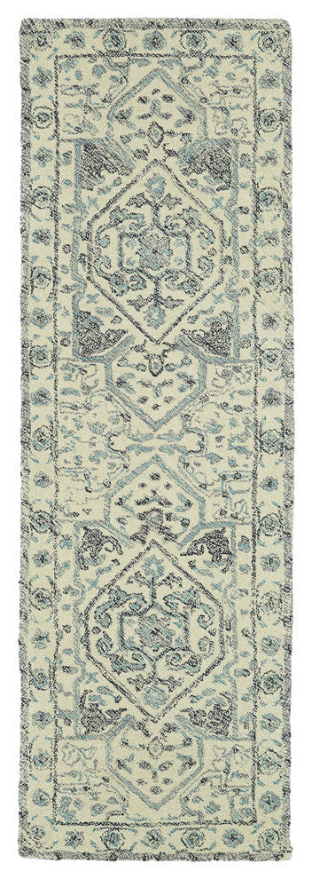 Kaleen Hand-Tufted Montage Collection Rug, 2'6"x8'
