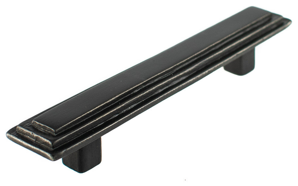 Classic Pewter Cabinet Pull Hawk Hill Hardware, Wrought Iron
