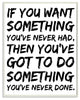 lulusimonSTUDIO If You Want Something You Never Had Wall Plaque