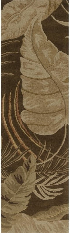 Havana 2615 Mocha Rainforest Rug, 30"x50"