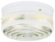 Westinghouse 66238 Two-Light Indoor Flush-Mount Ceiling Fixture, White