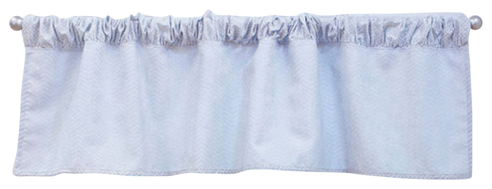 Imagination Chevron Valance, Gray