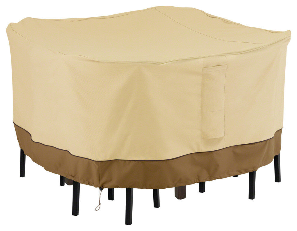 Square Bar Table, Chair Set Cover-Durable Water Resistant Furniture Cover Medium