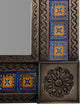Medium Brown Orizaba Tile Talavera Tin Mirror