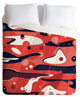 Deny Designs Sam Osborne Moonscape Rust Duvet Cover - Lightweight