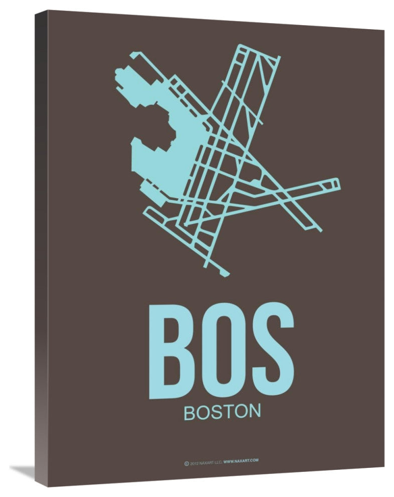 "BOS Boston Poster 2" Fine Art Print