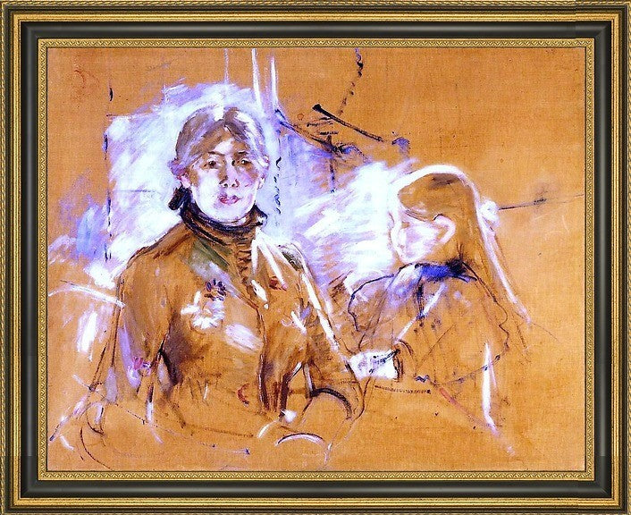 BerMorisot Portrait BerMorisot Her Daughter