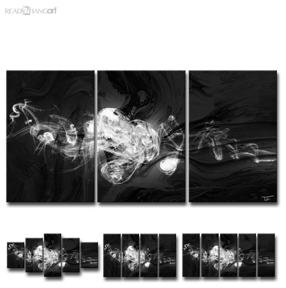 Ready2HangArt 'Glitzy Mist XLII' by Tristan Scott, 30"x60", 5 Piece Set