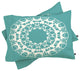 Deny Designs Karen Harris Mod Medallion Aqua Pillowcase