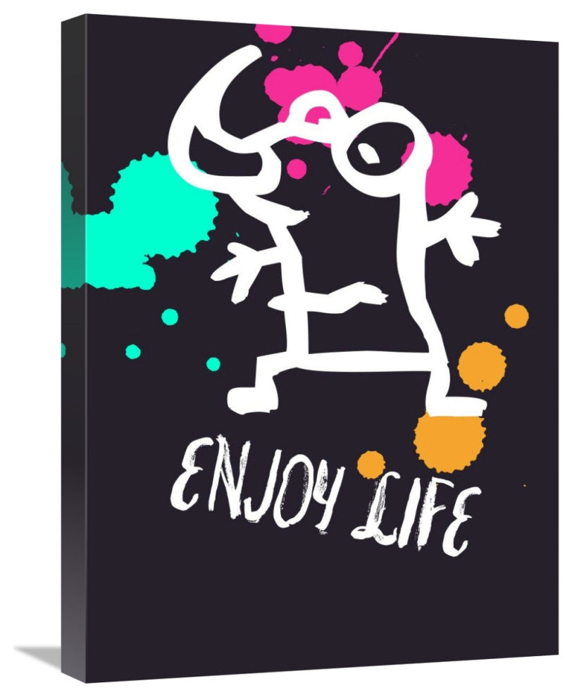"Enjoy Life Poster 2" Fine Art Print