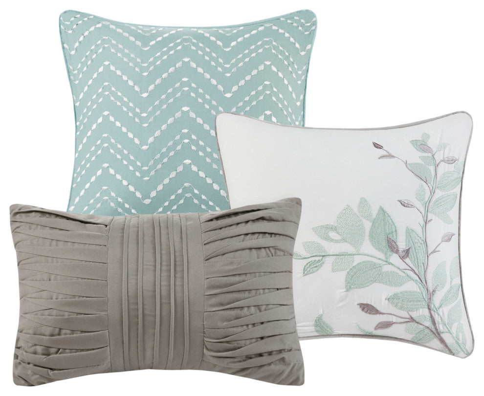 Madison Park Printed Quilted 6-Piece Coverlet Set, Full/Queen