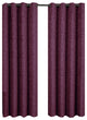 Fiorela 2PC Jacquard Grommet Curtains, Burgundy, 54"x96", Single