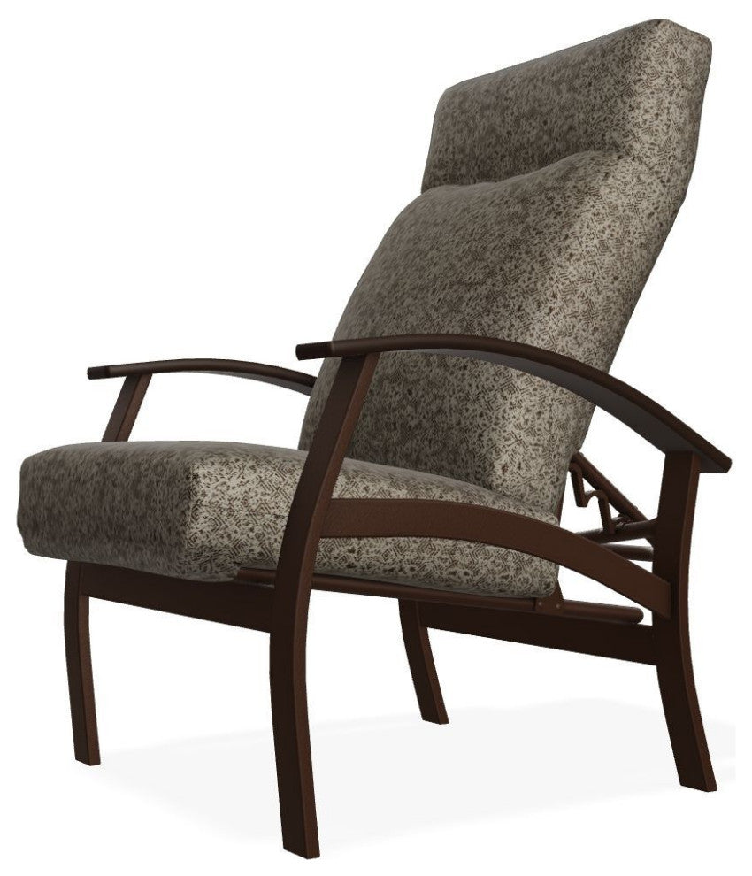 Belle Isle Cushion Outdoor Adjustable Back Chair, Restore Sparrow/Kona